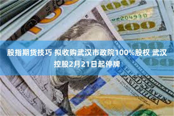 股指期货技巧 拟收购武汉市政院100%股权 武汉控股2月21日起停牌